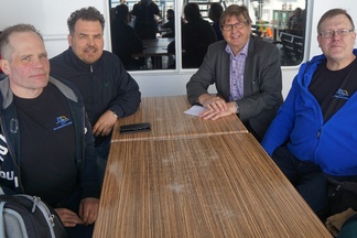 KTT-Kevättapaamisen työpaja keskustelemassa osaamisen kehittämisestä. vas Rajala, Maarni, Mattila ja Stenberg. 2019 